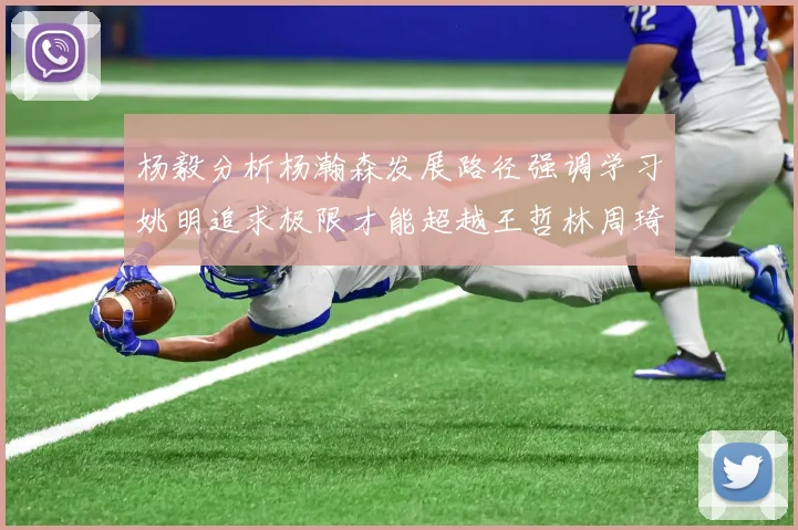 杨毅分析杨瀚森发展路径强调学习姚明追求极限才能超越王哲林周琦状态